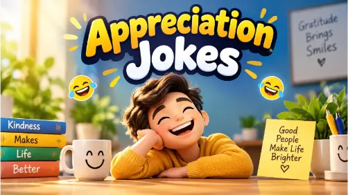Hilarious Appreciation Jokes + Jokes Generator